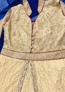 Elegant Embroidered Dress With Dupatta Pant
