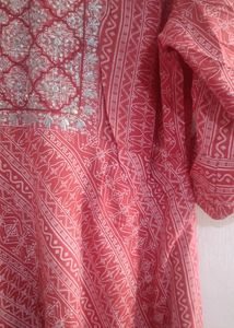 Peach Colour Kurtha Like New