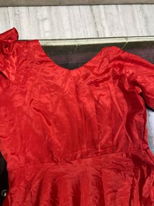 Elegant Red Ethnic Gown