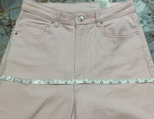 Pink Wide Twill Trouser