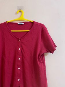M34- Women Cute Pink Top L
