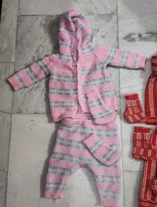 Vintage Knitted Baby Sets Pack Of -2