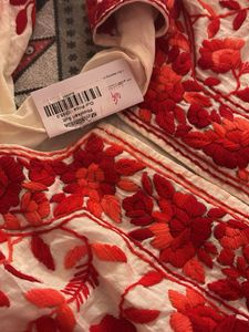 Red Embroidered Suit Set