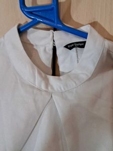 Elegant Formal White Blouse