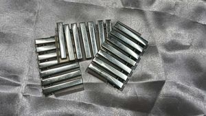 Silver Tone Hair Clips (Set of 3)