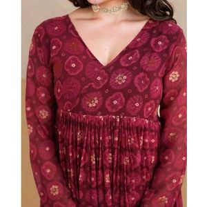Pink Bandhani Fabric