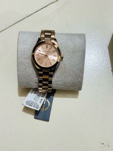 MK-Michael Kors Women Rose Gold-Toned Dial
