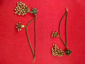 Ear Cuff Chain Jhumka Earrings✨