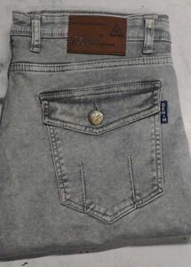 Gray Cargo Jeans