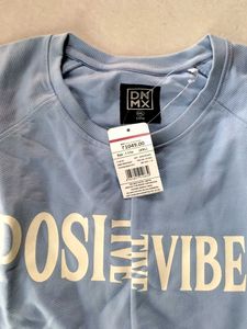 Positive Vibes Light Blue Sweatshirt
