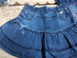 Denim Mini Skirt