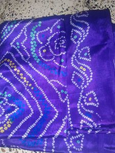 crape Purple Saree