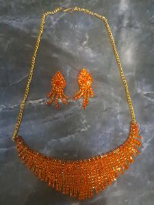Red Beaded Necklace