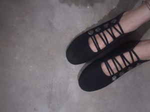 Women Black Ballerinas