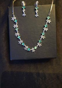 American Diamond Jewellery Set
