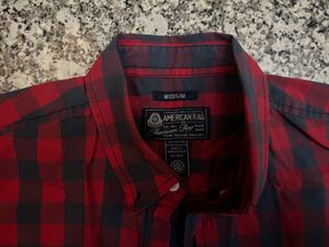 Red &amp; Gray Checkered Shirt