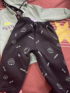 Boys Hooded Winter T Shirt With Joggers
