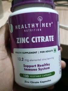 Healthy Hey Zinc Citrate