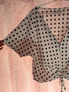 Zara Polka Dot Top