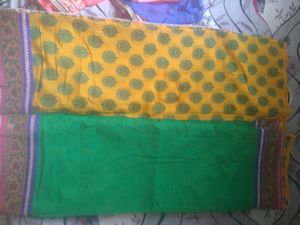a beautiful pure cotton saari