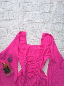 Corset Back Kurti 🩷