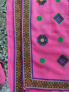 Pink Mekhela Beautiful Saree