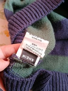 Striped Knit Sweater