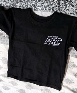 Women Black Casual Cotton Tshirt
