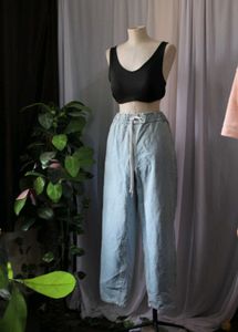 Light Wash Denim Pants