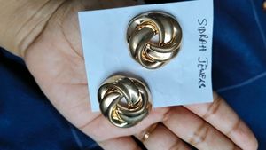 Golden Statement Earrings