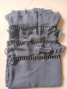Ruffled Edge Saree