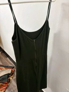 Olive Green Slip Dress