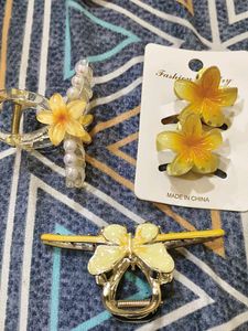 Flower Hair Clip Set