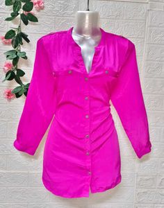 🎁Buy 2 Get 1 Free 🎁 Pink Button-Down Top