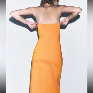 Zara Limited Edition Sexy Cutout Midi Dress