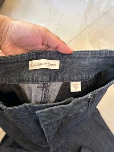 Wide Leg Denim Pants