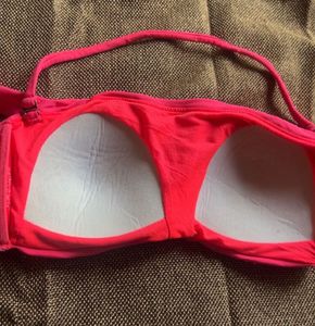 Pink Sequin Bikini Top