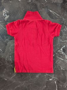 Allen Solly Red Polo T-Shirt (3-4 Years)