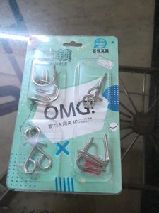 Pack Of 4 Metal Puzzle