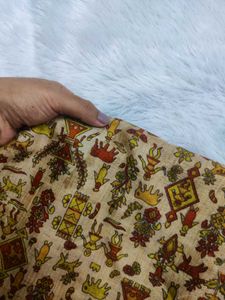COTTON BLEND SAREE