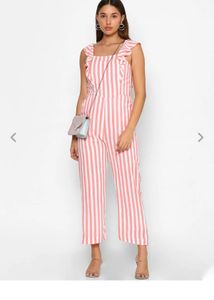 FOREVER 21 Striped jumpsuit