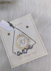 92.5Adjustable Sterling Silver Bracelet