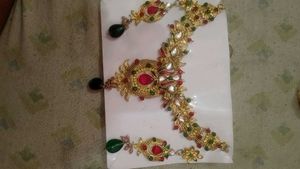 Red &amp; Gold Jewelry Set