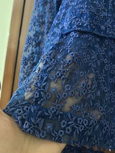 Net Embroided Top