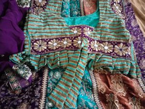 Ghagra With Embroidered Blouse