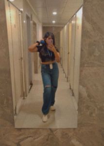 Ripped Knee Jeans
