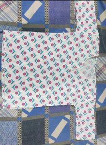 Paisley Print Long Sleeve Short Kurti Combo