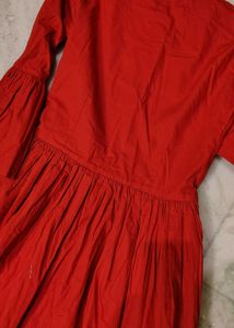 Bombay Paisley Red Long Dress