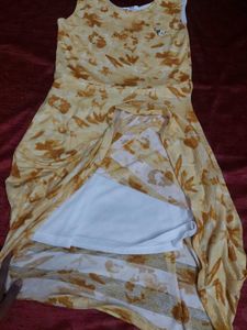 Floral Sleeveless Sunset Dress