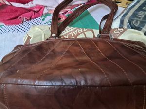 Leather Shoulder Handbag
